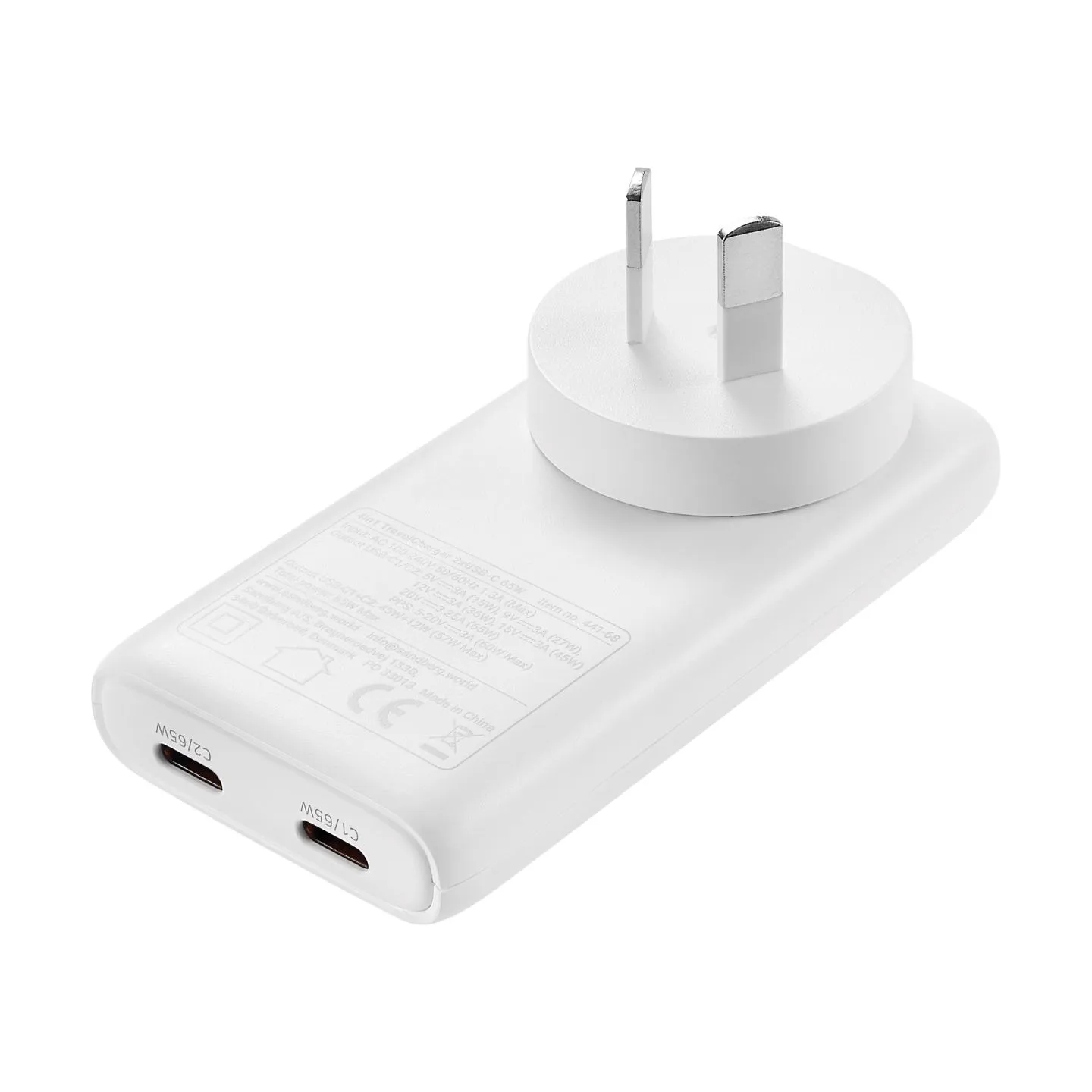 Sandberg 441-68 4in1 TravelCharger 2xUSB-C 65W