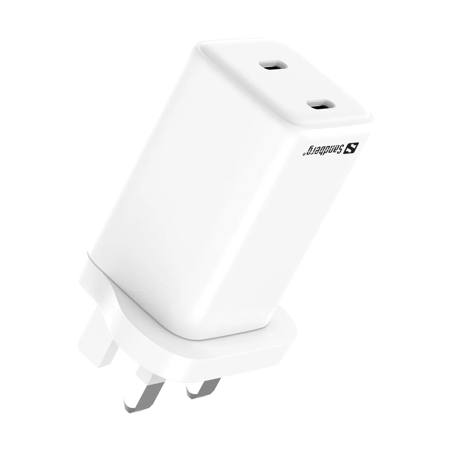 Sandberg 441-62 AC Charger Dual USB-C PD65W UK