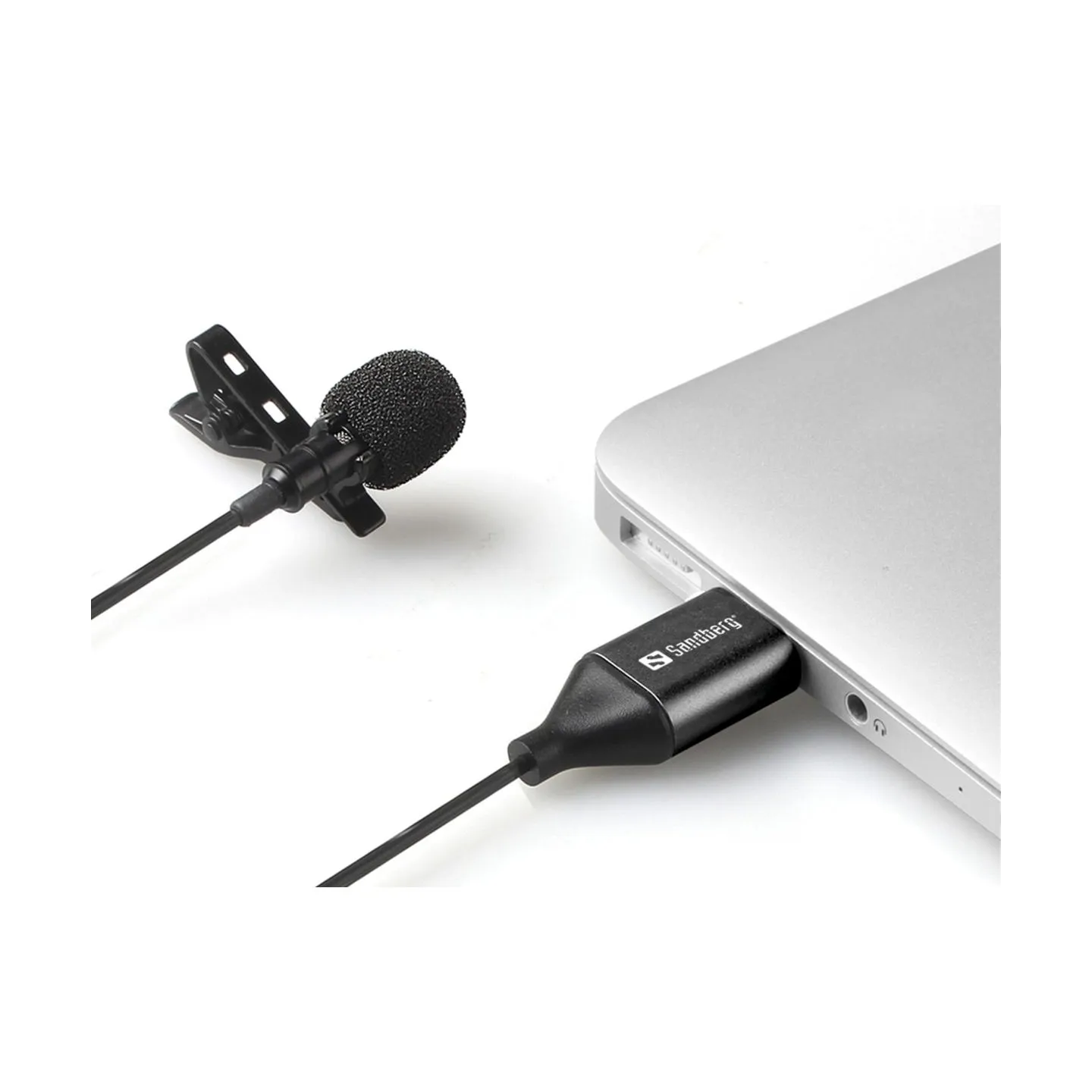 Sandberg 126-40 Streamer USB Clip Microphone