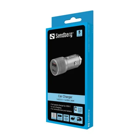 Sandberg 441-50 Car Charger 1xQC3.0+1xUSBC 48W