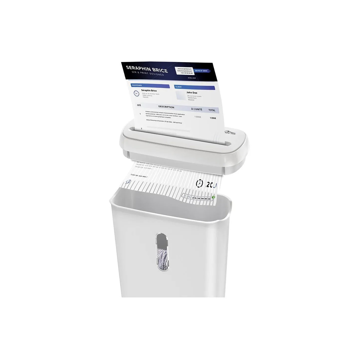 Media-Tech MT223 White Shredder