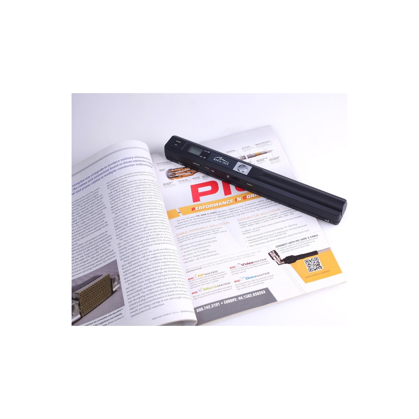 Media-Tech SCANLINE, Hand operated, color line scanner A4 and smaller