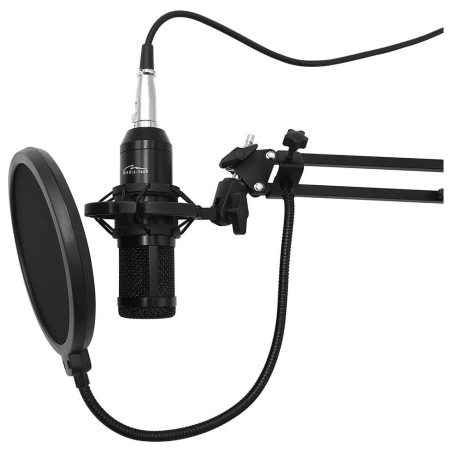 Media-Tech Studio and streaming microphone MT397K black