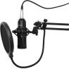 Media-Tech Studio and streaming microphone MT397K black