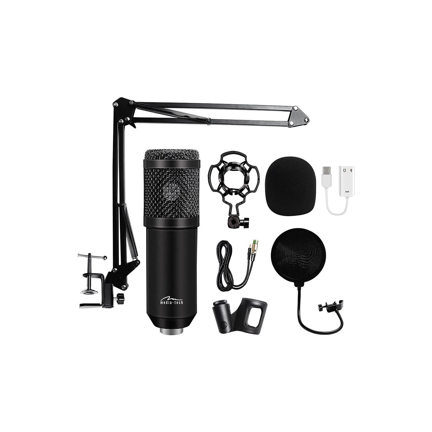 Media-Tech MT397K Studio&Streaming Microphone
