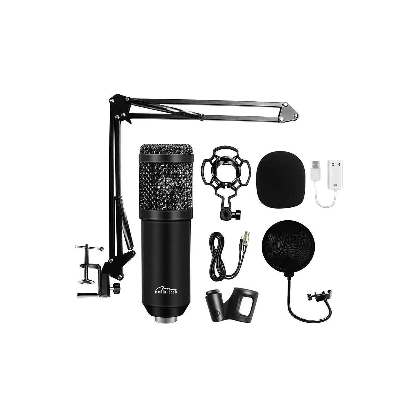 Media-Tech MT397K Studio&Streaming Microphone