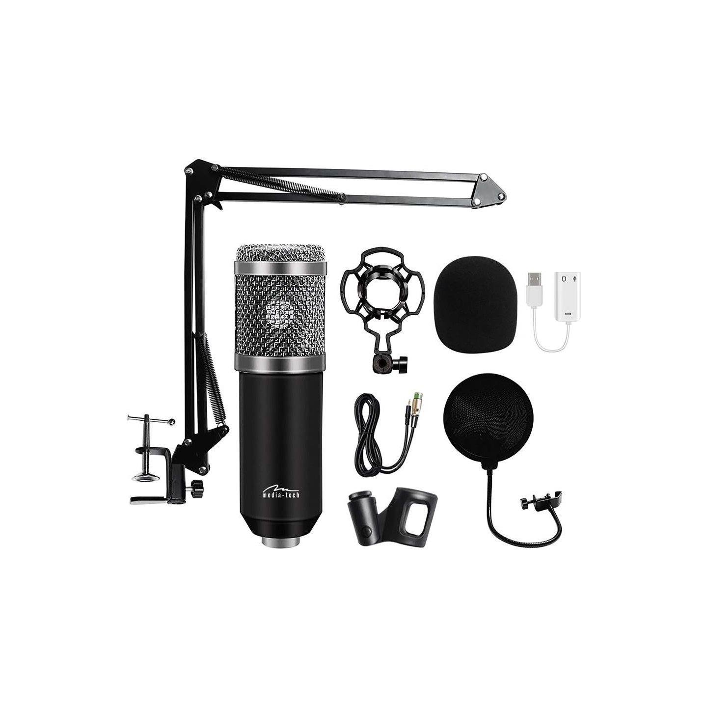 Media-Tech MT397S Studio&Streaming Microphone