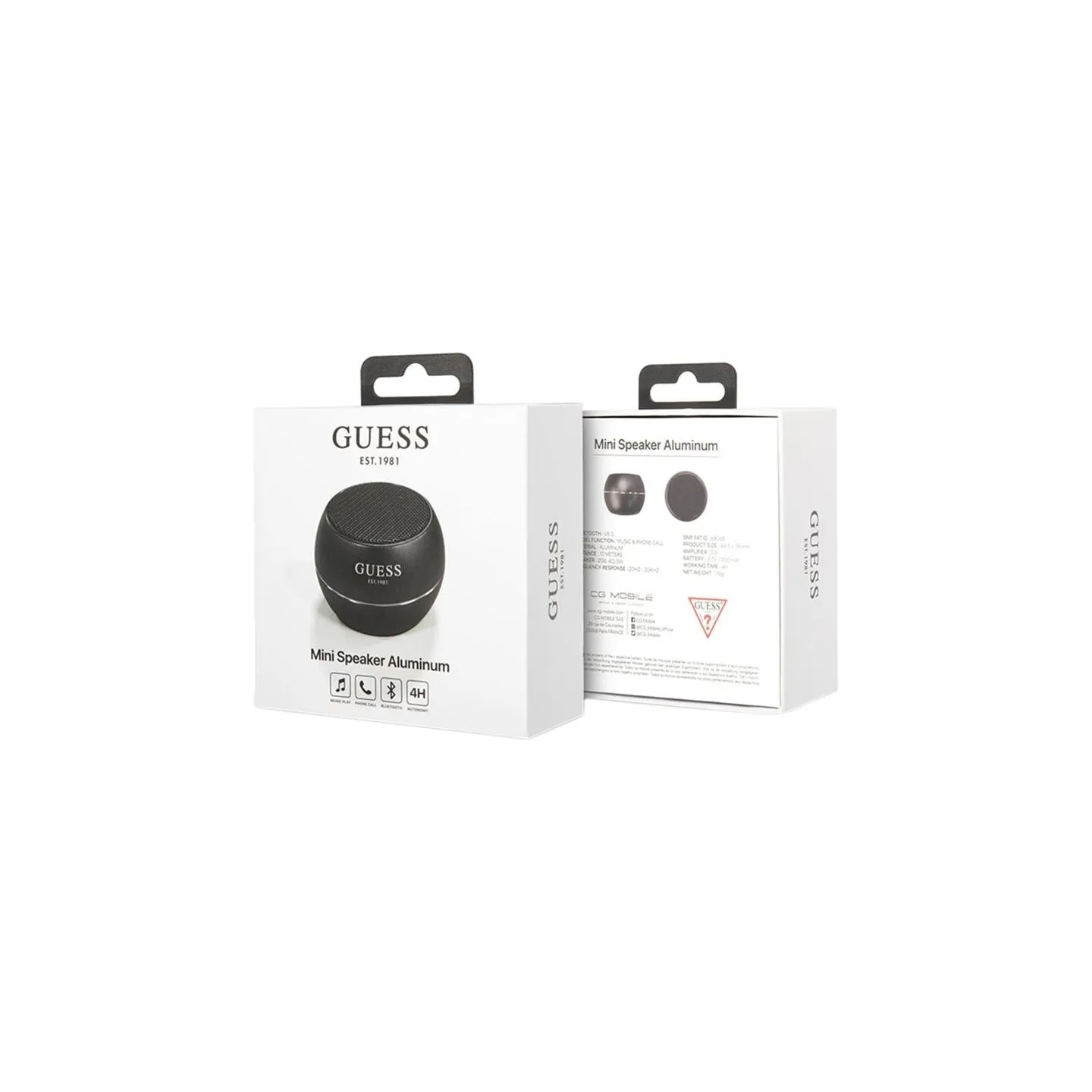 Guess Mini Bluetooth Speaker 3W 4H Black