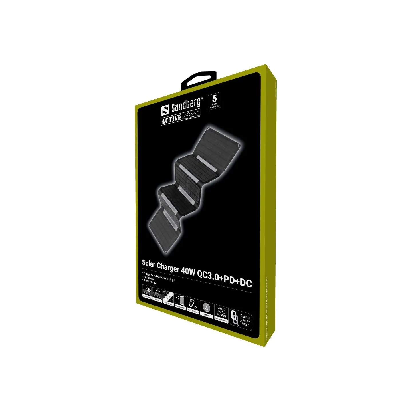 Sandberg 420-67 Solar Charger 40W QC3.0+PD+DC