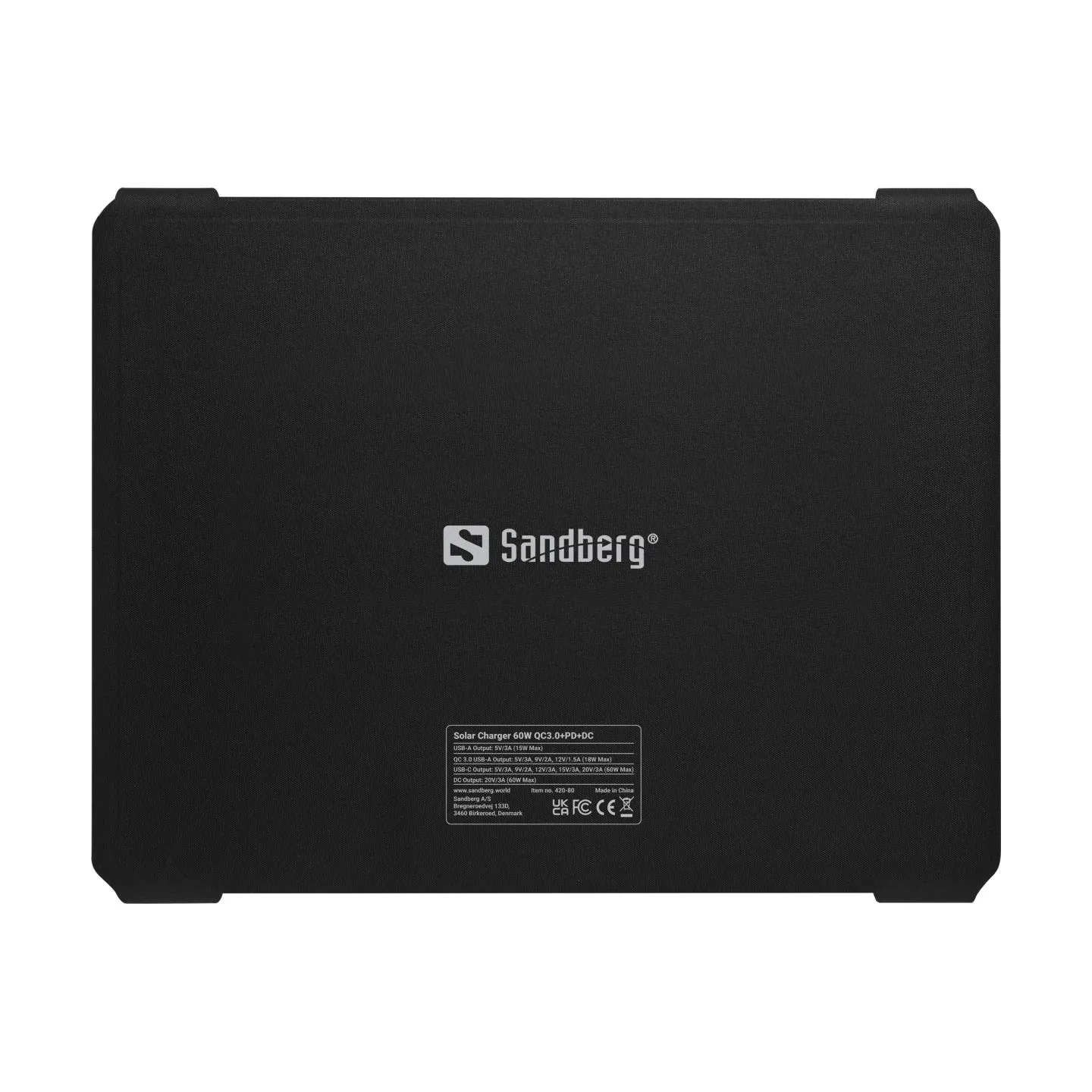 Sandberg 420-80 Solar Charger 60W QC3.0+PD+DC