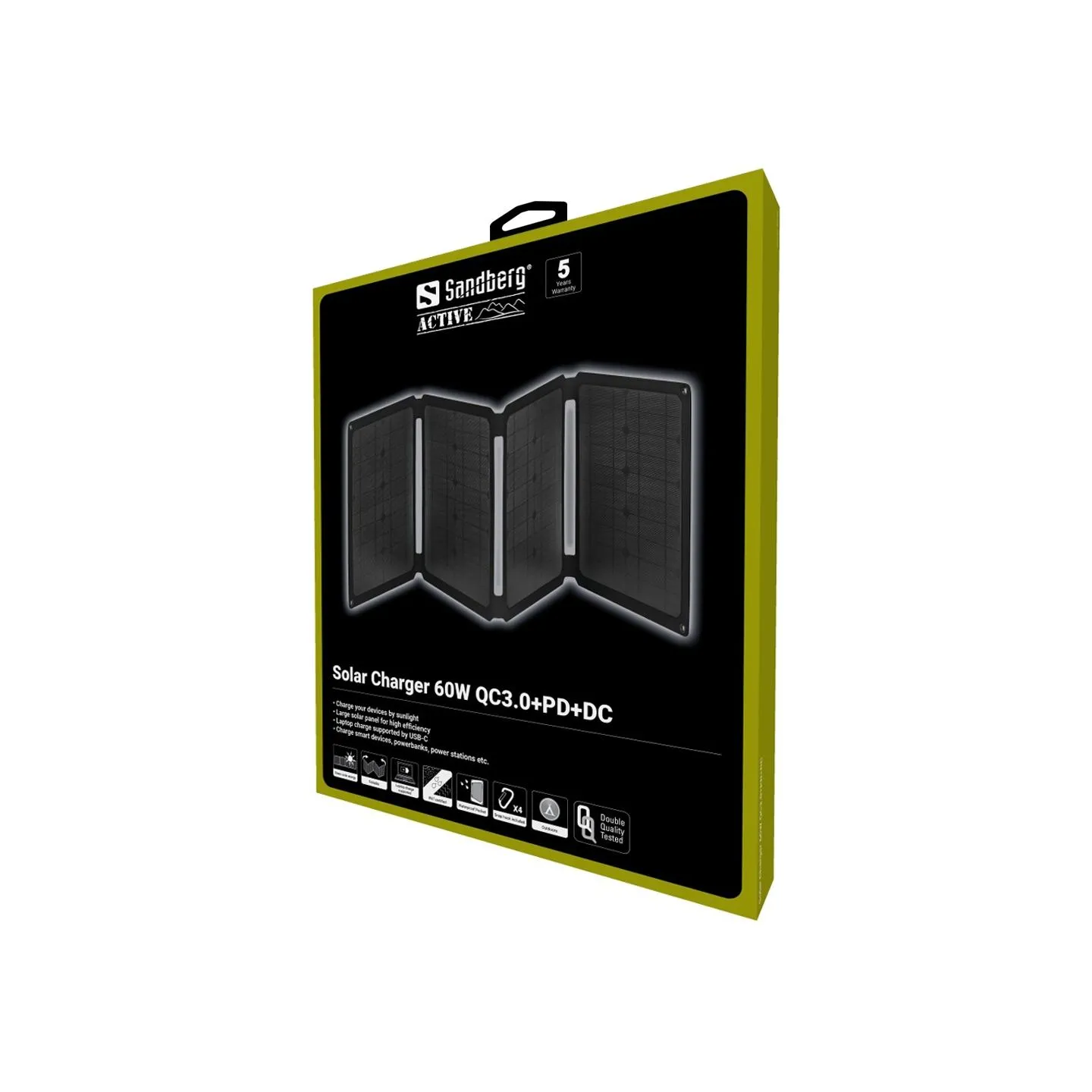 Sandberg 420-80 Solar Charger 60W QC3.0+PD+DC