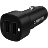 Canyon car charger OnDrive 24  24W 2xUSB-A Black