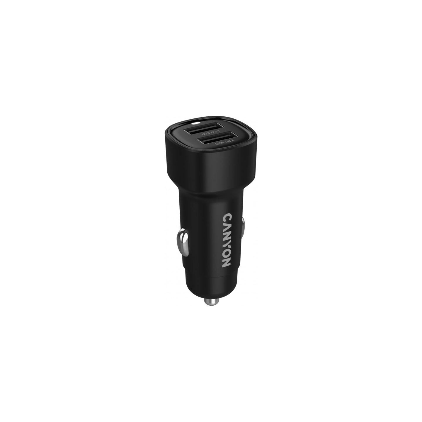 Canyon car charger OnDrive 24  24W 2xUSB-A Black