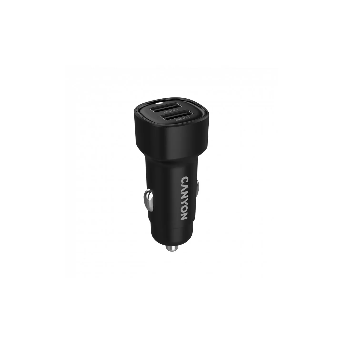 Canyon car charger OnDrive 24  24W 2xUSB-A Black