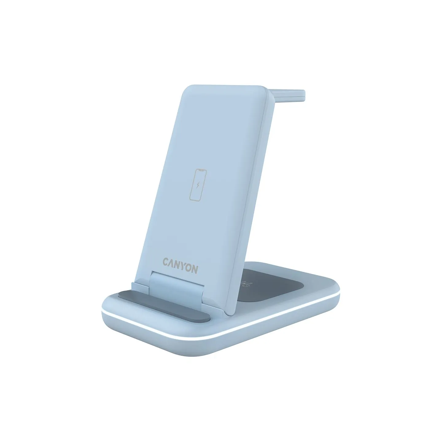 Canyon wireless charger WS-304 15W 3in1 Blue