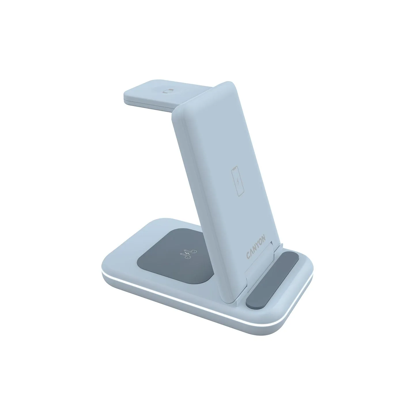 Canyon wireless charger WS-304 15W 3in1 Blue