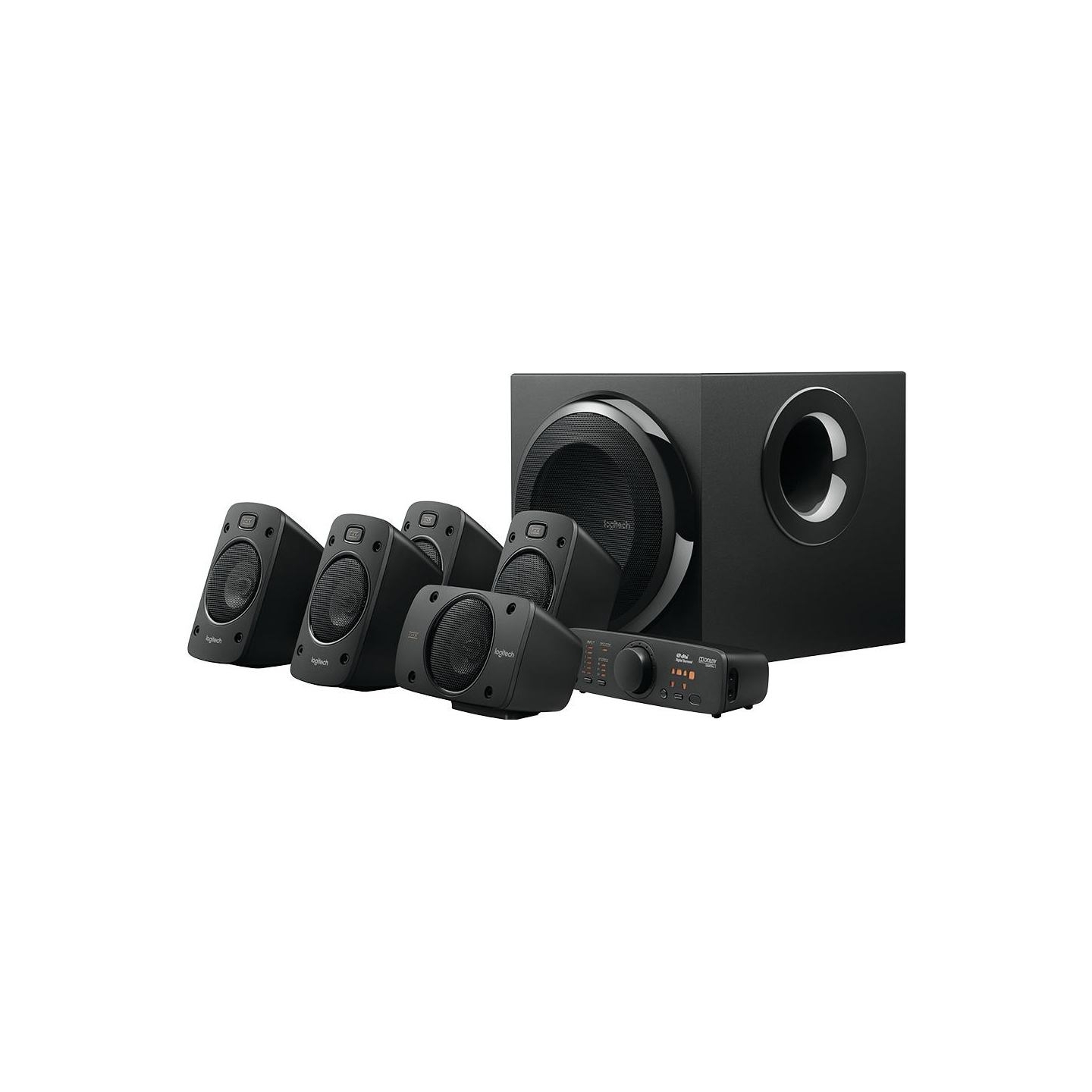 Logitech Z906 THX Surround Sound 5.1 Speakers - BLACK - 3.5 MM