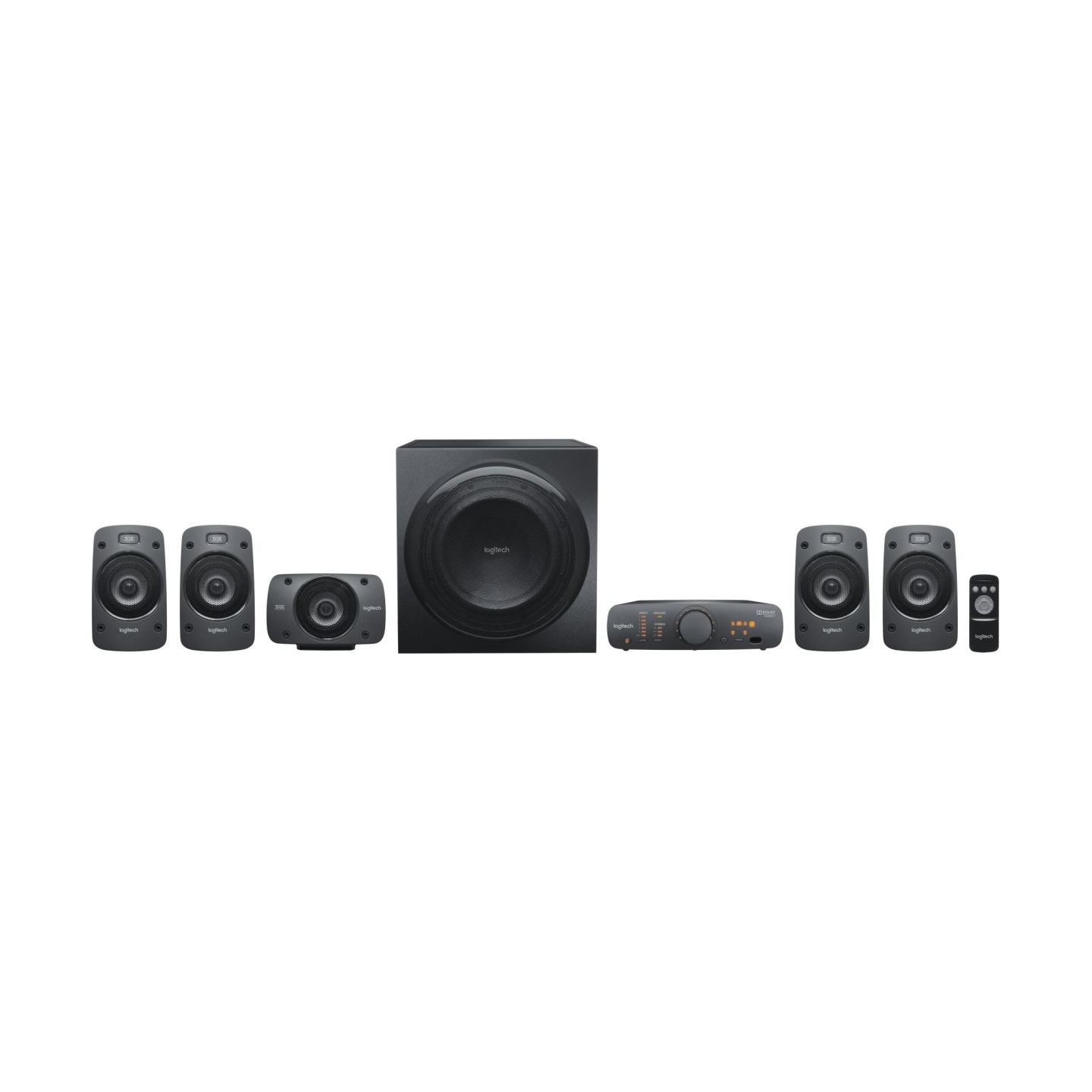 Logitech Z906 THX Surround Sound 5.1 Speakers - BLACK - 3.5 MM