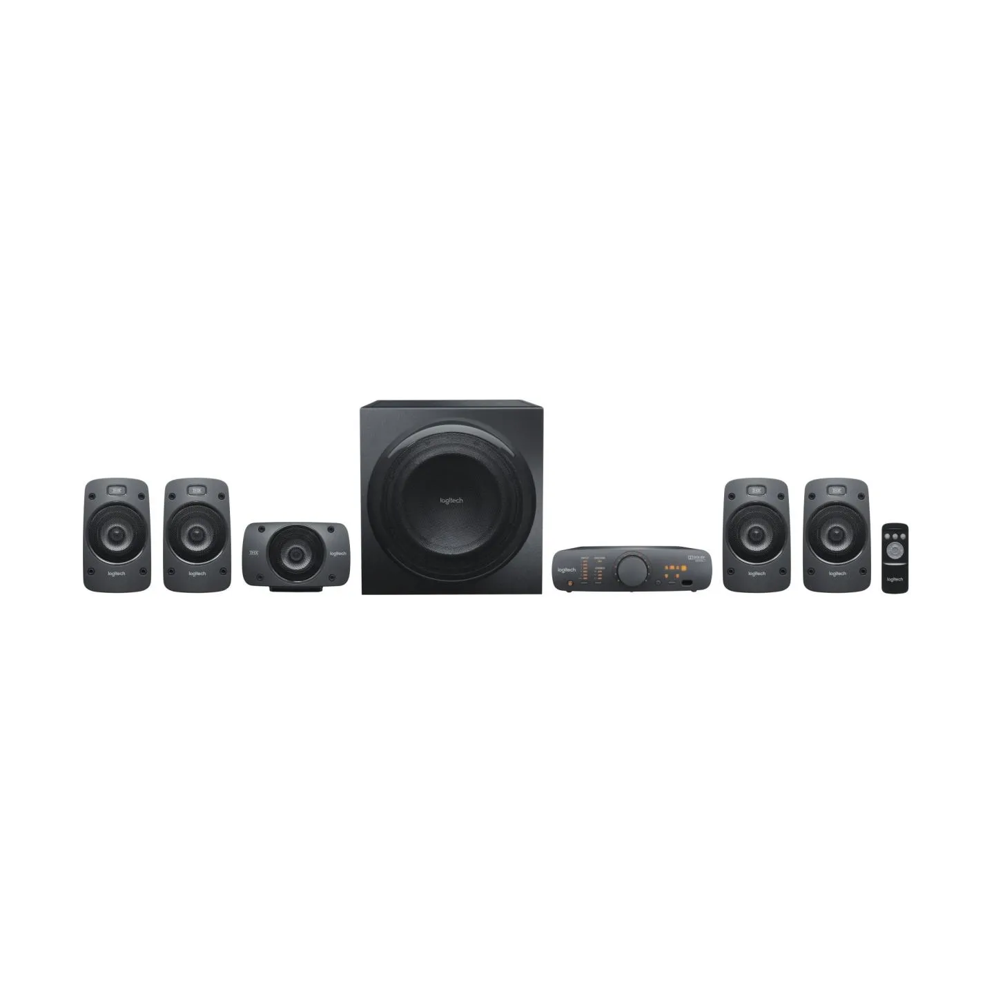 Logitech Z906 THX Surround Sound 5.1 Speakers - BLACK - 3.5 MM