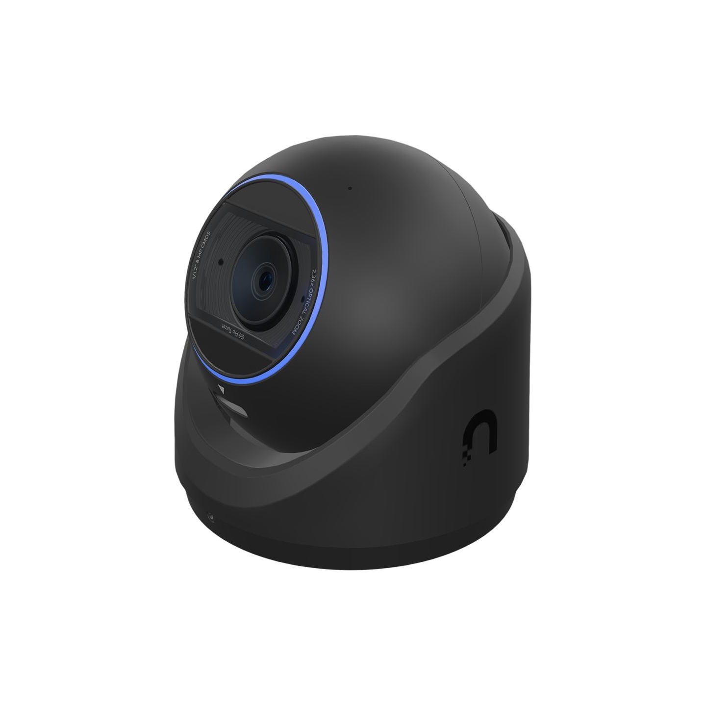 Ubiquiti UVC-G6-Pro-Turret-B All-weather tamper-resistant 4K PoE+ camera with a Multi-TOPS AI engine, 2.36x optical zoom, and a 