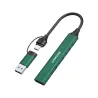 Canyon hub DS-02 4in1 USB-A/C Green