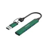 Canyon hub DS-02 4in1 USB-A/C Green
