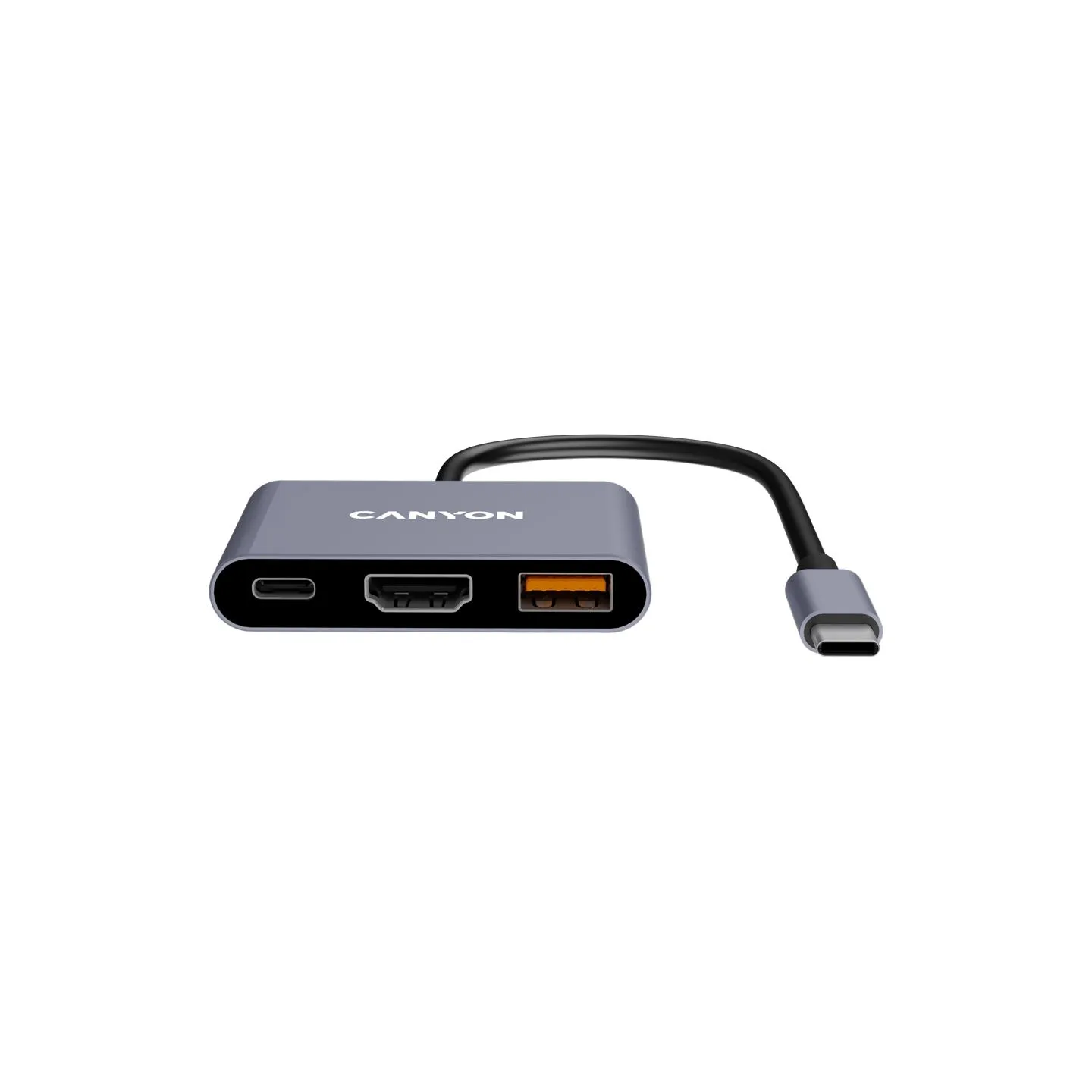 Canyon hub DS-4 3in1 USB-C Grey