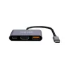 Canyon hub DS-4 3in1 USB-C Grey