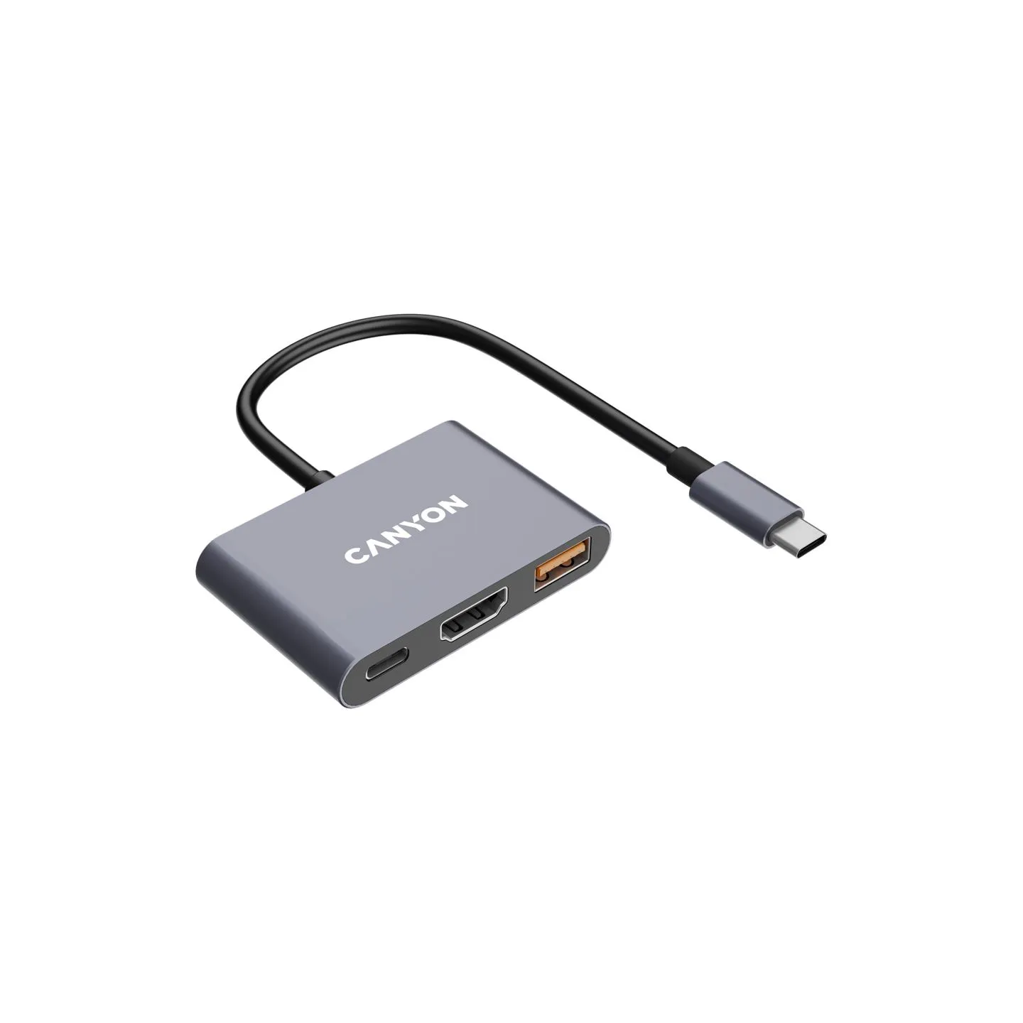 Canyon hub DS-4 3in1 USB-C Grey