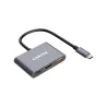 Canyon hub DS-4 3in1 USB-C Grey