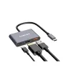 Canyon hub DS-4 3in1 USB-C Grey