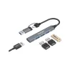 Canyon hub DS-02 4in1 USB-A/C Grey