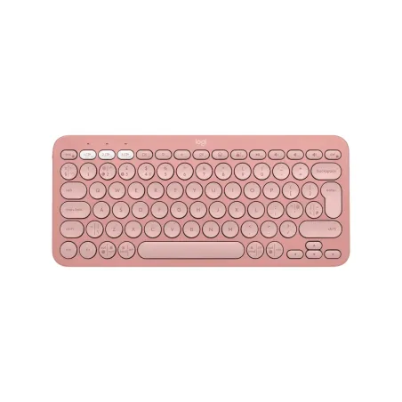 Logitech K380S Bluetooth Keyboard - TONAL ROSE - US INT'L