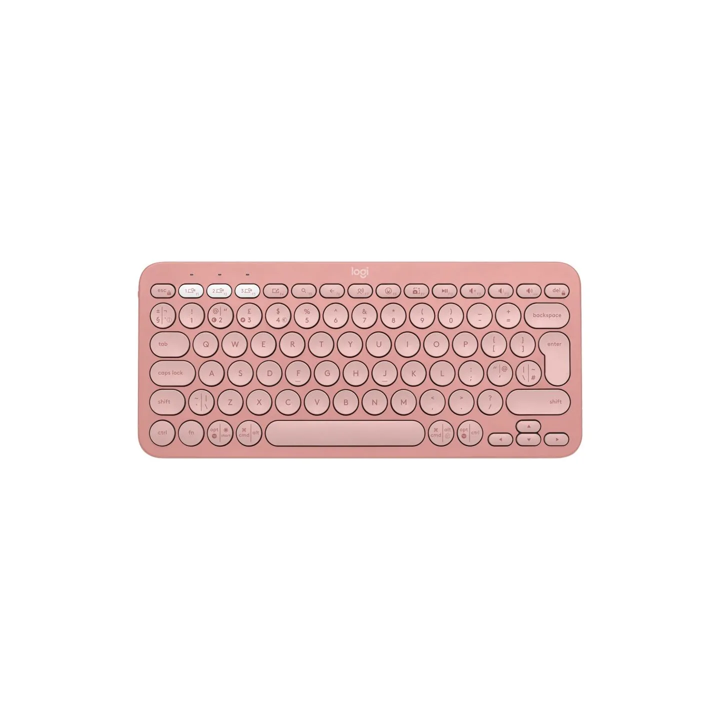 Logitech K380S Bluetooth Keyboard - TONAL ROSE - US INT'L