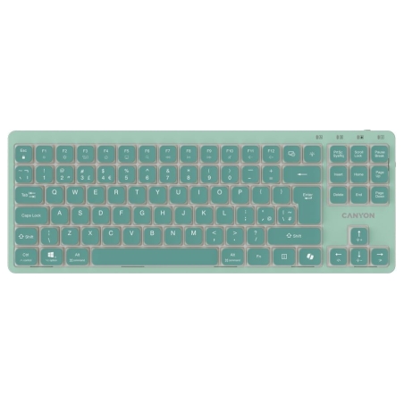 Canyon Keyboard OnType 10 Low Profile EN Wired Green