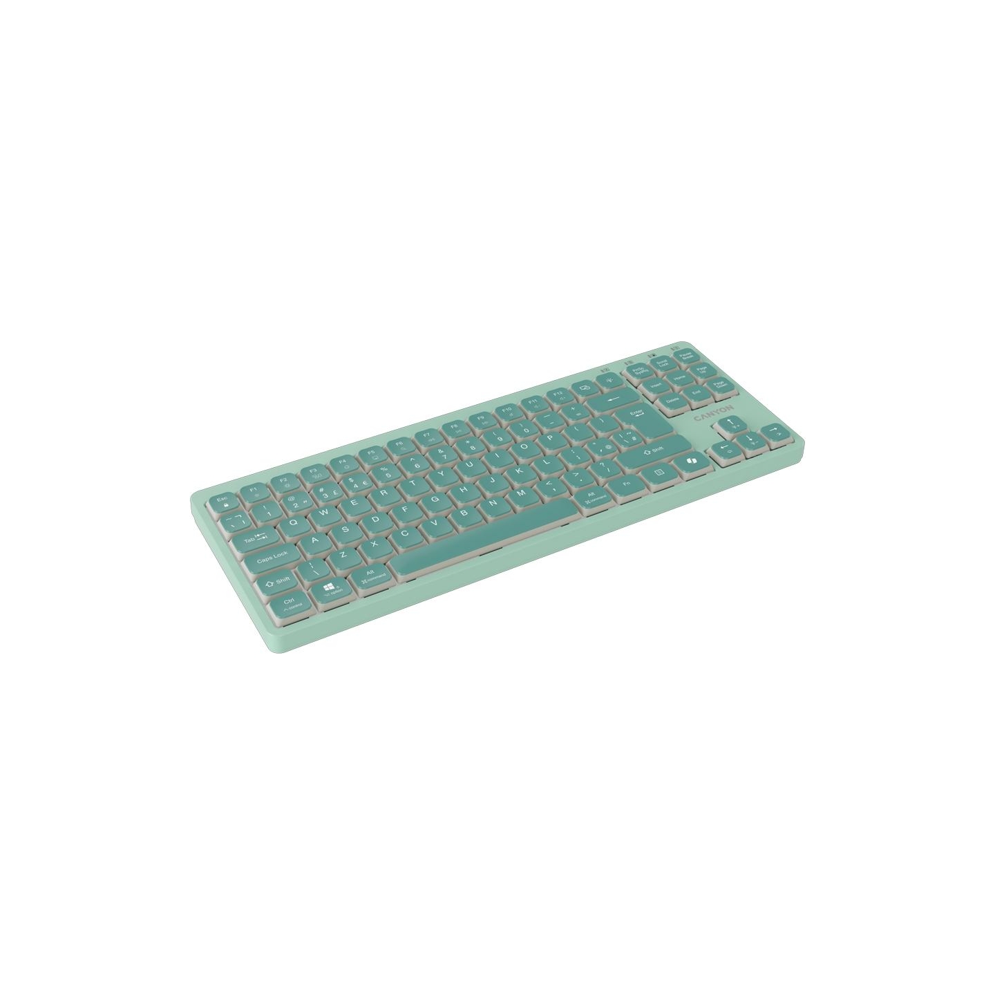 Canyon Keyboard OnType 10 Low Profile EN Wired Green