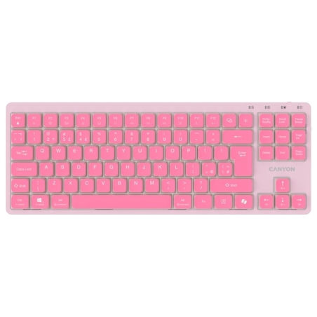 Canyon Keyboard OnType 10 Low Profile EN Wired Pink