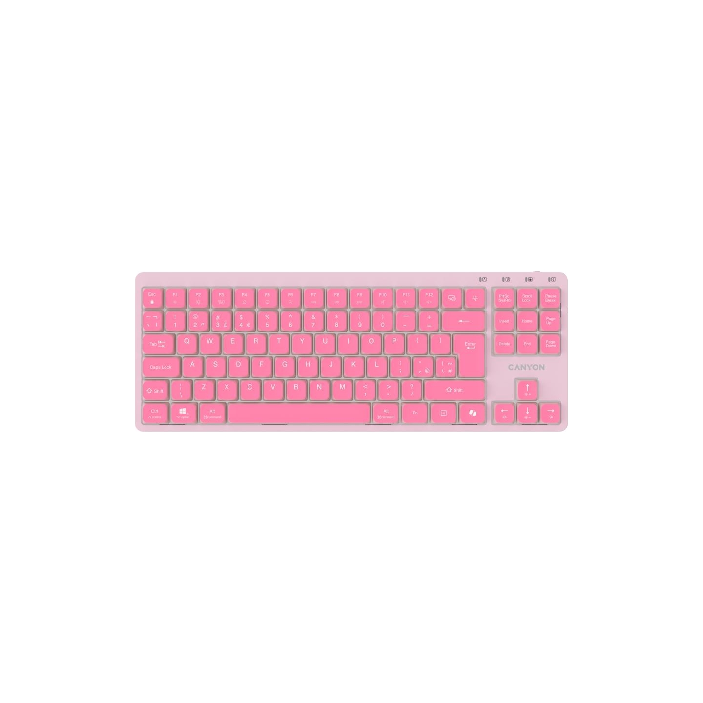 Canyon Keyboard OnType 10 Low Profile EN Wired Pink