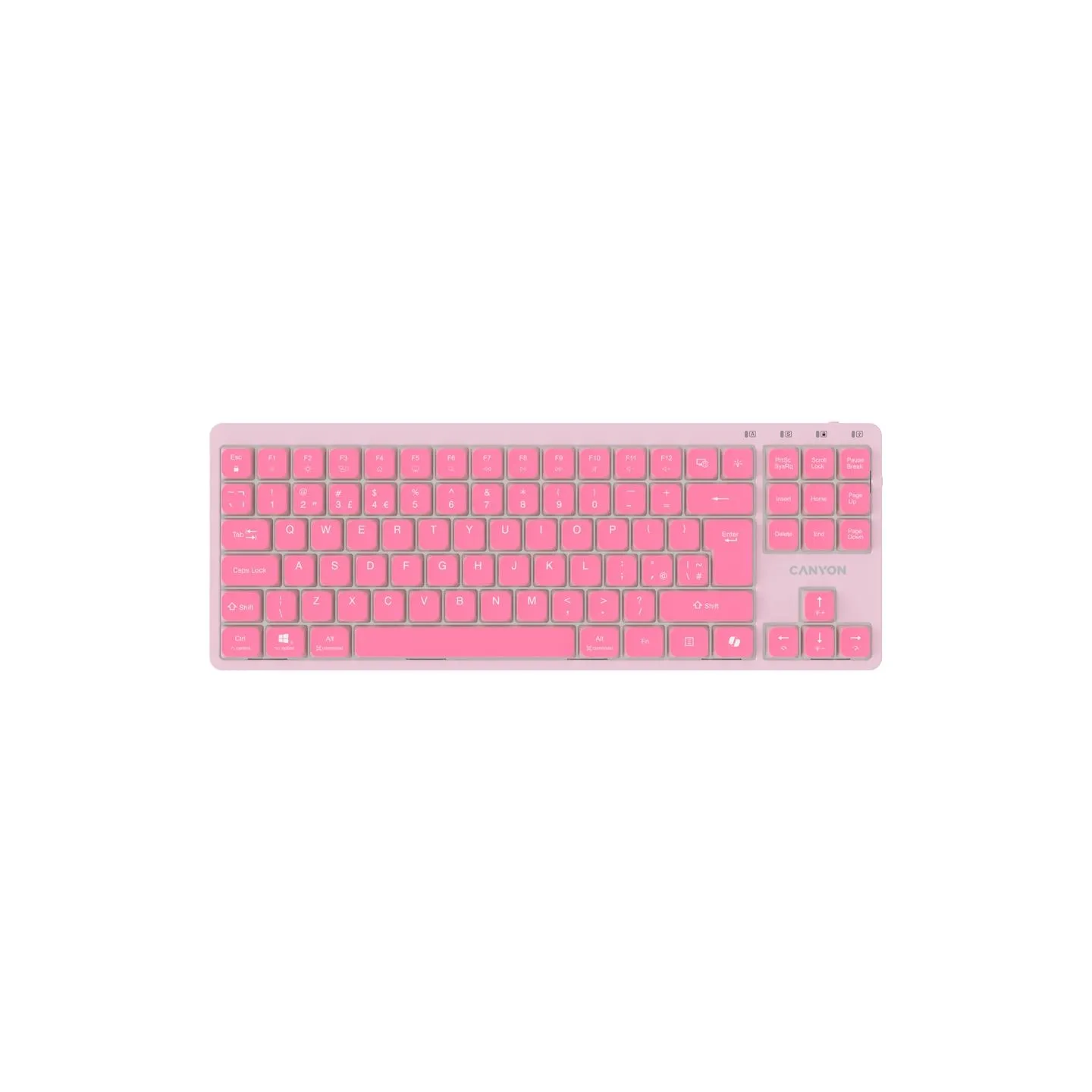 Canyon Keyboard OnType 10 Low Profile EN Wired Pink