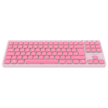 Canyon Keyboard OnType 10 Low Profile EN Wired Pink
