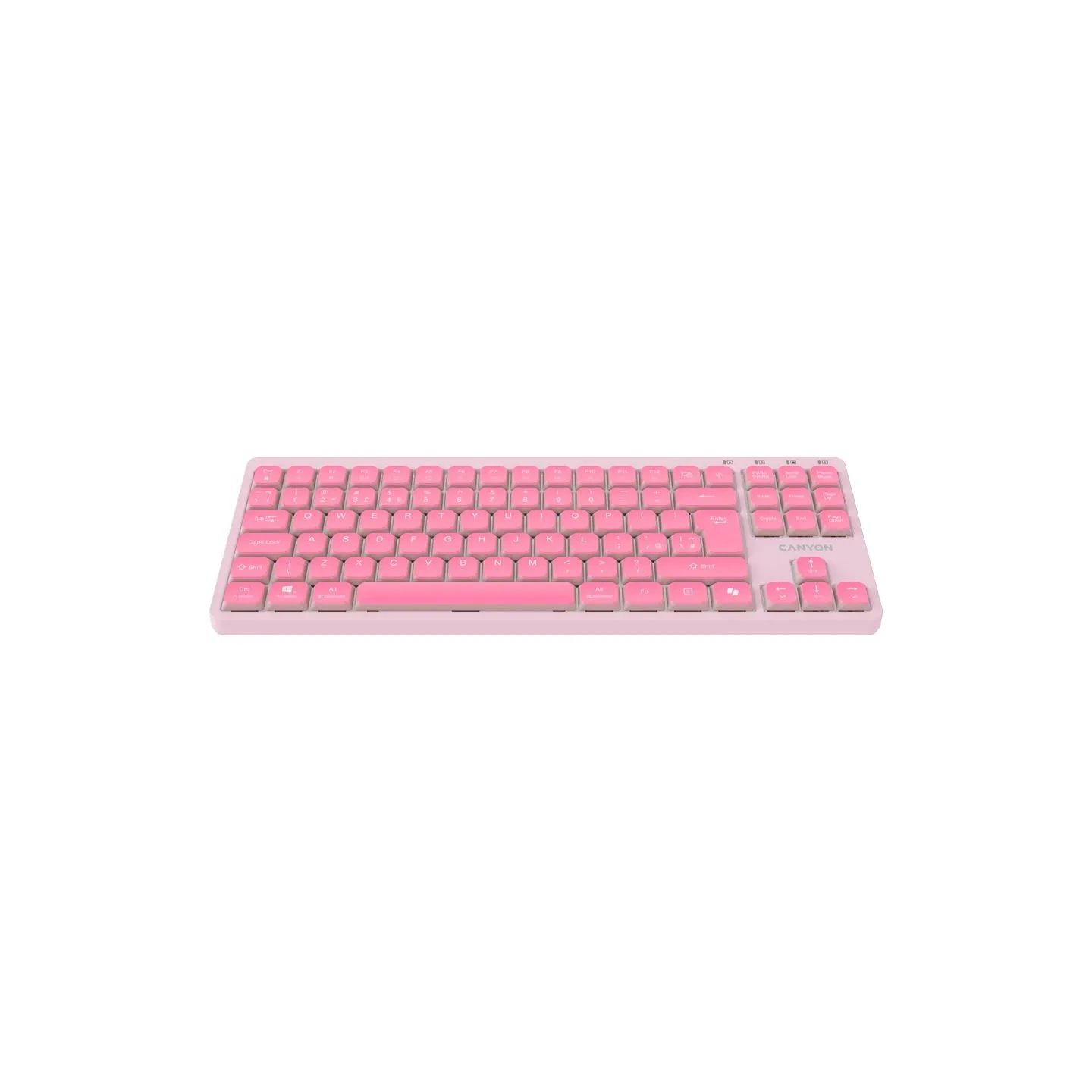 Canyon Keyboard OnType 10 Low Profile EN Wired Pink