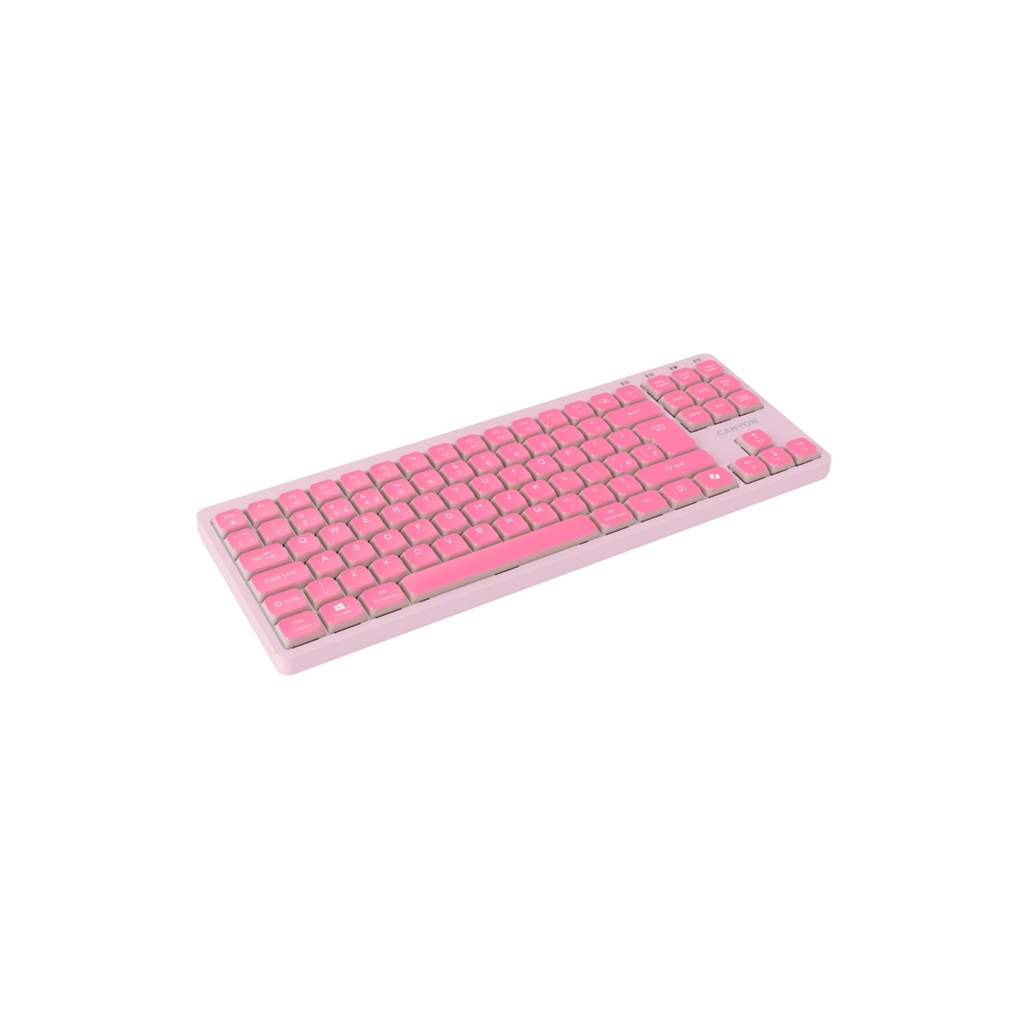 Canyon Keyboard OnType 10 Low Profile EN Wired Pink