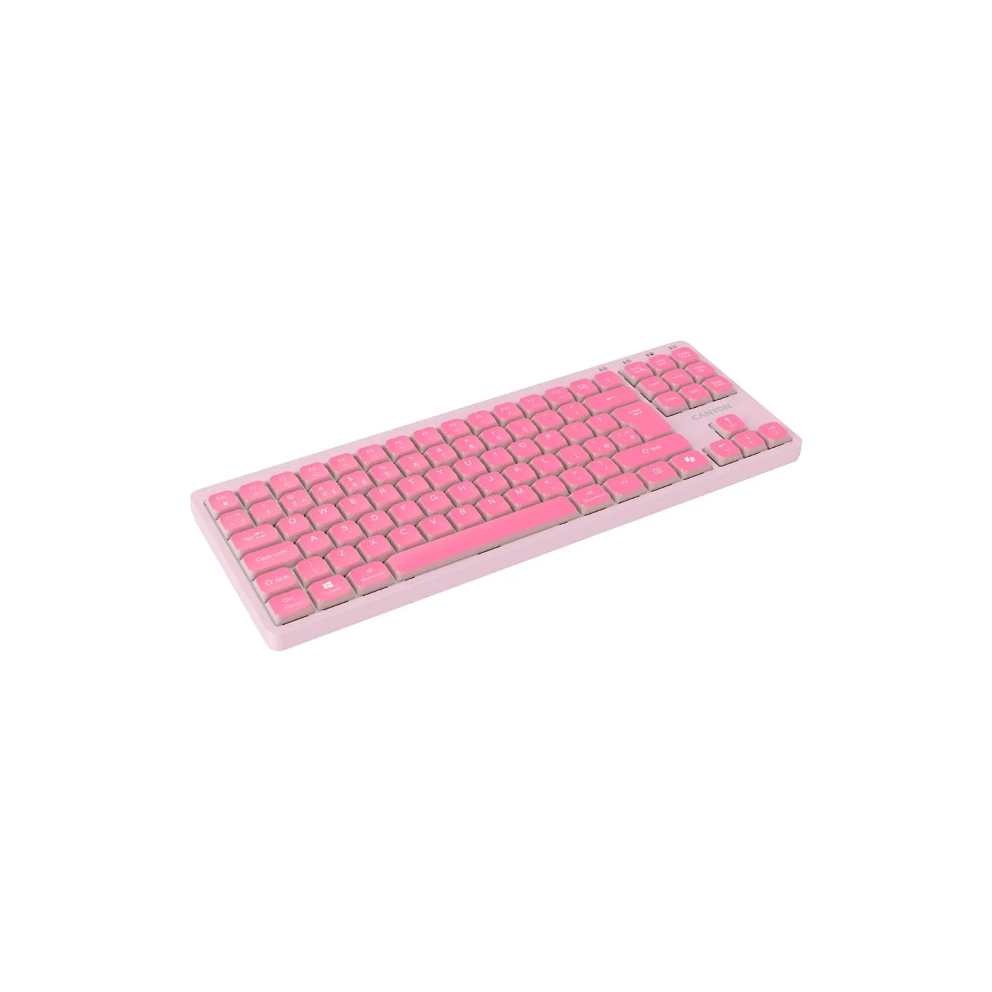Canyon Keyboard OnType 10 Low Profile EN Wired Pink