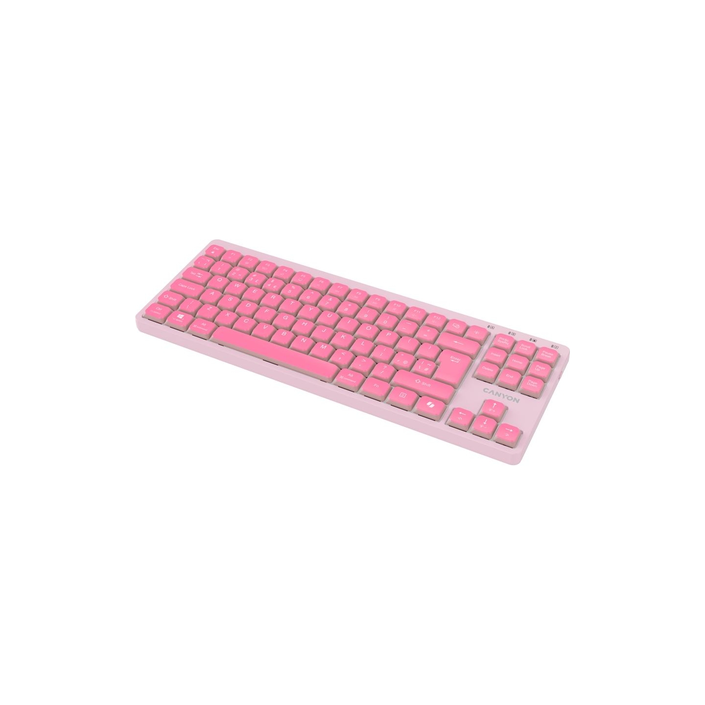 Canyon Keyboard OnType 10 Low Profile EN Wired Pink