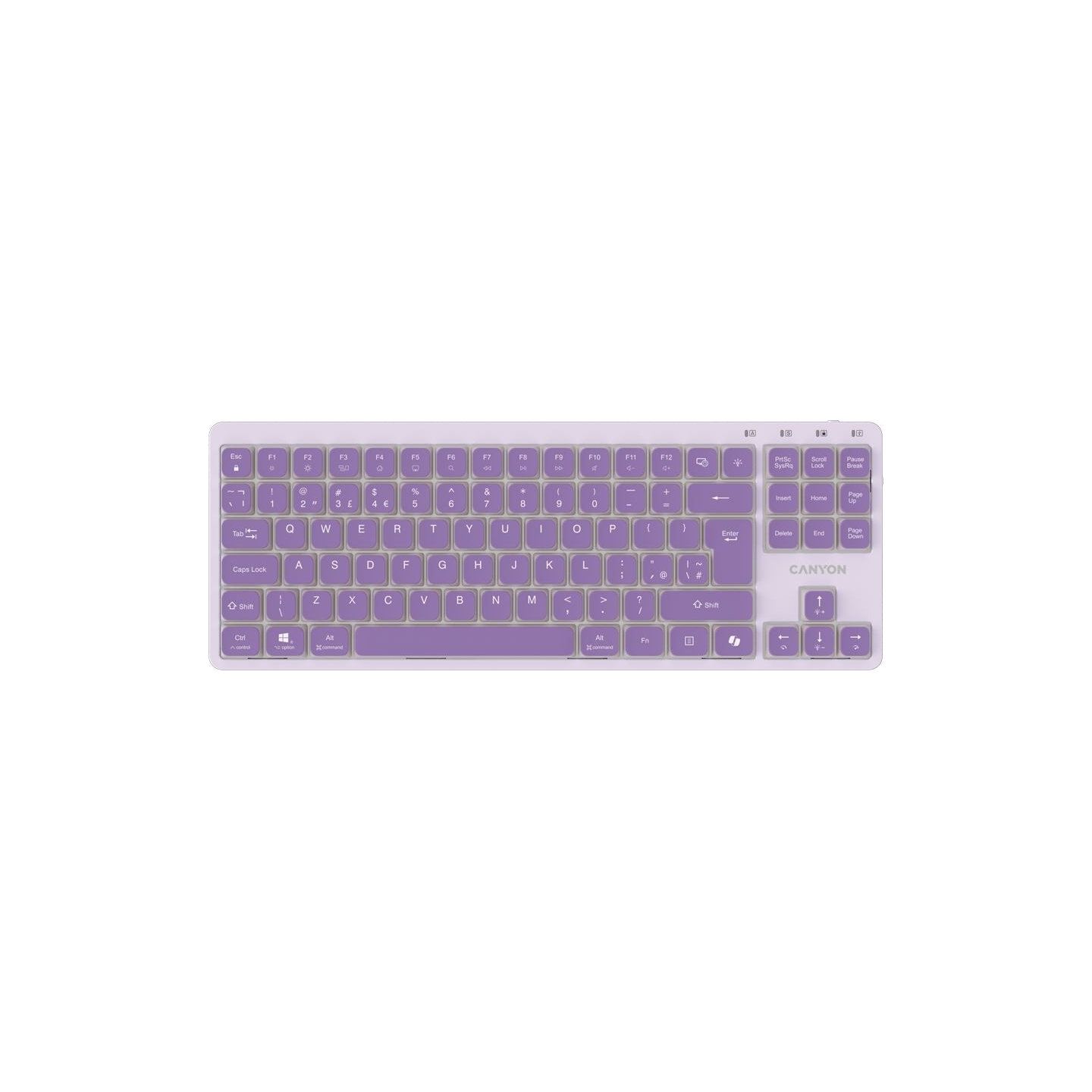 Canyon Keyboard OnType 10 Low Profile EN Wired Violet
