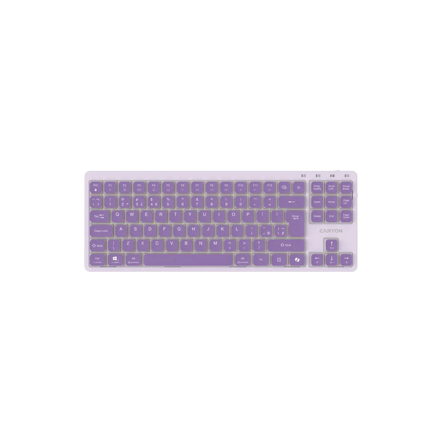 Canyon Keyboard OnType 10 Low Profile EN Wired Violet