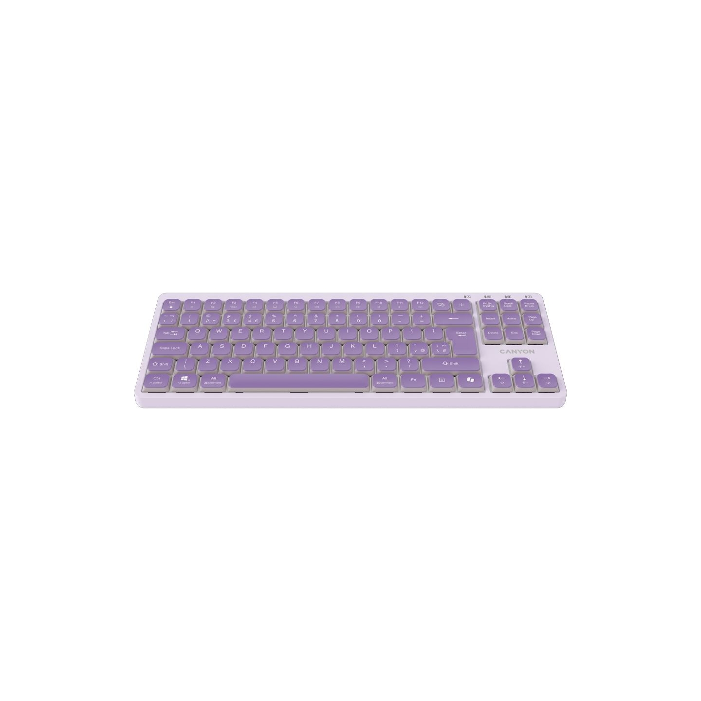 Canyon Keyboard OnType 10 Low Profile EN Wired Violet