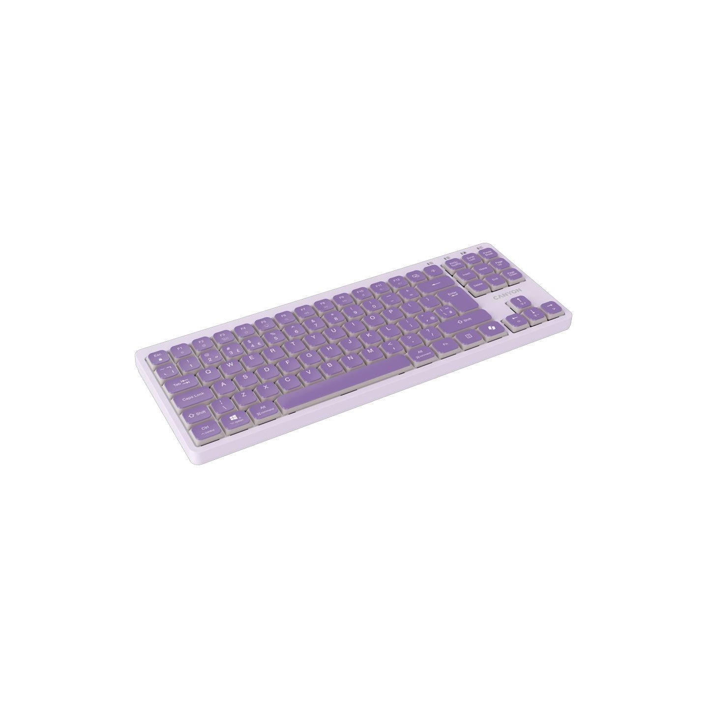 Canyon Keyboard OnType 10 Low Profile EN Wired Violet