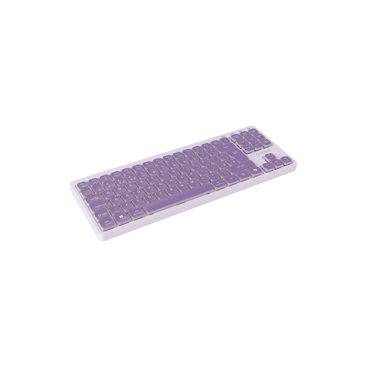 Canyon Keyboard OnType 10 Low Profile EN Wired Violet