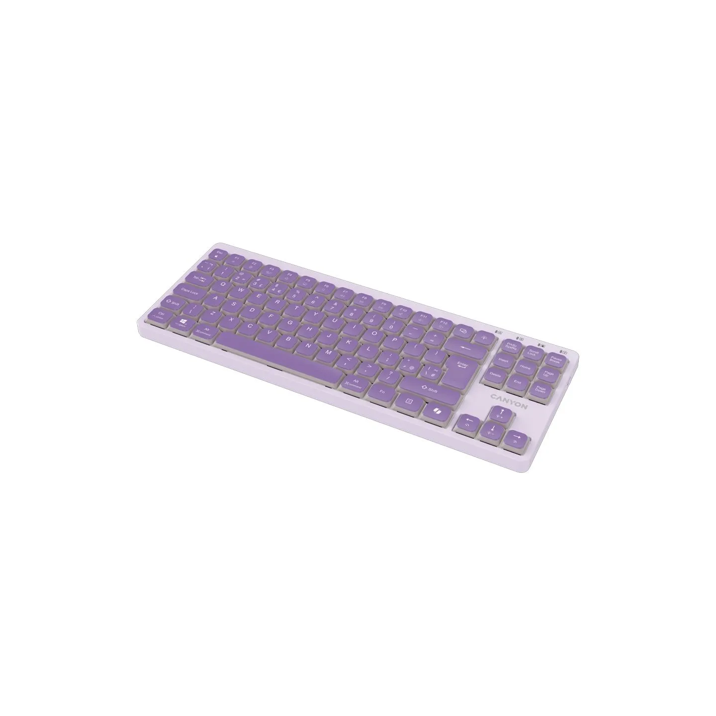 Canyon Keyboard OnType 10 Low Profile EN Wired Violet